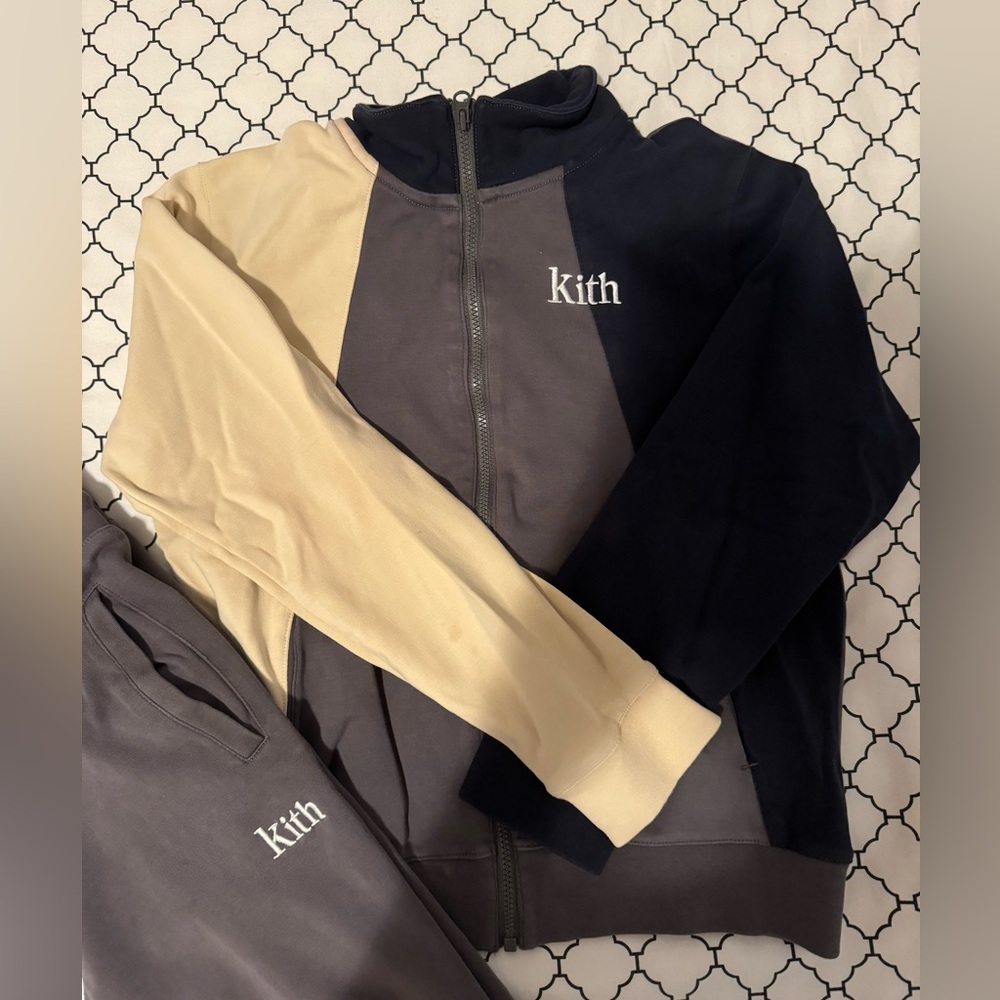 Kith Kids Color block Sweatsuit (SET)